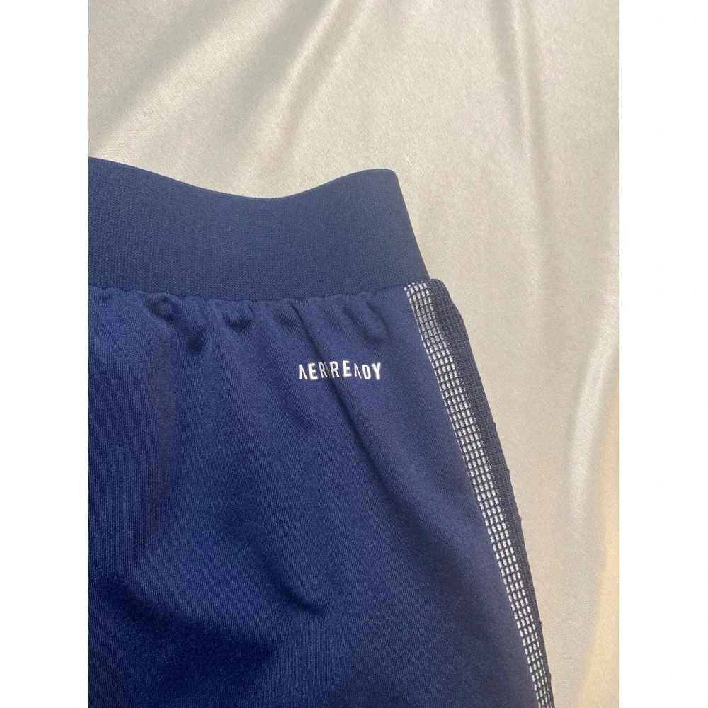 Adidas Mens Aeroready Primegreen Soccer Training Shorts Navy Blue GH4471 Small